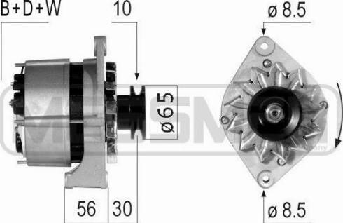 Messmer 210722A - Генератор autosila-amz.com