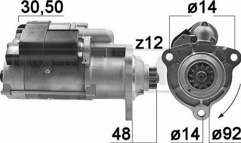 Messmer 220993 - Стартер autosila-amz.com