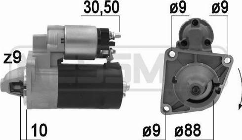 Messmer 220944A - Стартер autosila-amz.com