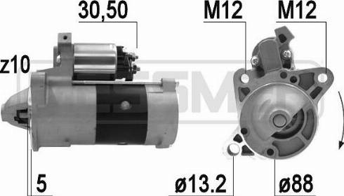 Messmer 220945A - Стартер autosila-amz.com