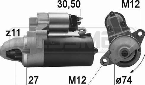 Messmer 220955A - Стартер autosila-amz.com