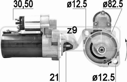 Messmer 220911A - Стартер autosila-amz.com