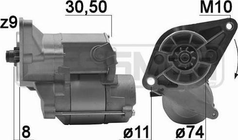 Messmer 220981A - Стартер autosila-amz.com