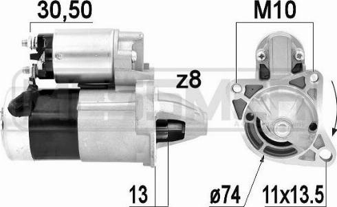 Messmer 220920A - Стартер autosila-amz.com