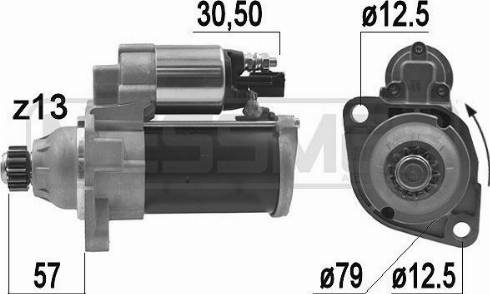 Messmer 220973A - Стартер autosila-amz.com