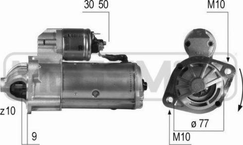 Messmer 220498A - Стартер autosila-amz.com