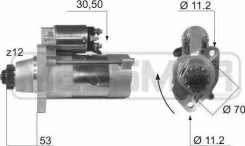 Messmer 220464 - Стартер autosila-amz.com