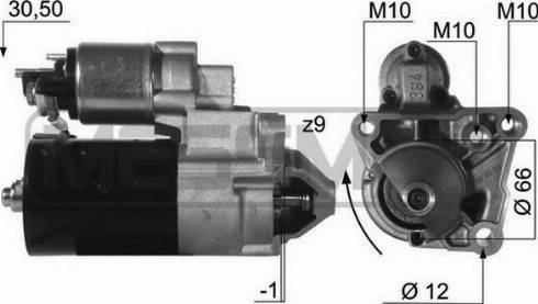 Messmer 220462A - Стартер autosila-amz.com