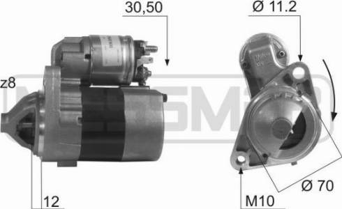 Messmer 220404A - Стартер autosila-amz.com