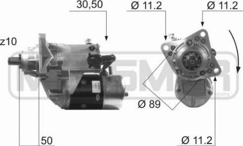 Messmer 220480A - Стартер autosila-amz.com