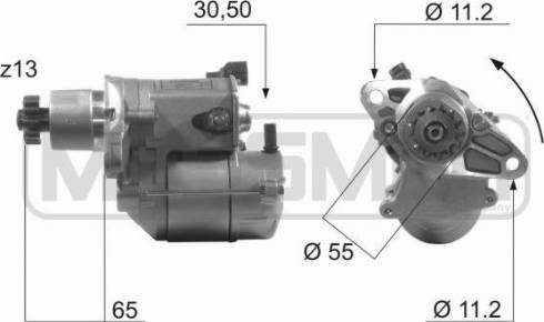 Messmer 220487A - Стартер autosila-amz.com