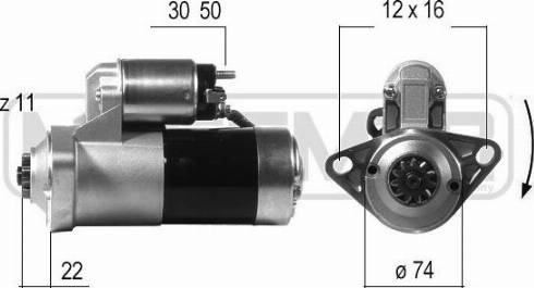 Messmer 220439A - Стартер autosila-amz.com