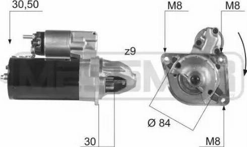 Messmer 220435 - Стартер autosila-amz.com