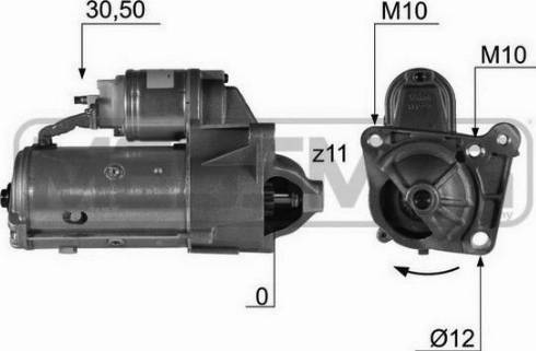 Messmer 220436A - Стартер autosila-amz.com