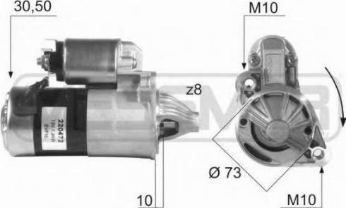 Messmer 220472 - Стартер autosila-amz.com