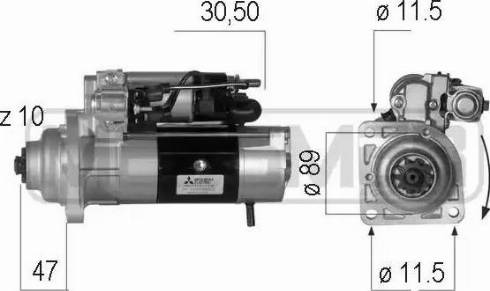 Messmer 220554 - Стартер autosila-amz.com