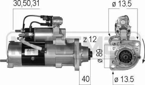 Messmer 220557 - Стартер autosila-amz.com