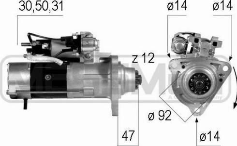 Messmer 220563A - Стартер autosila-amz.com