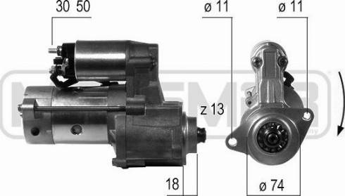 Messmer 220507A - Стартер autosila-amz.com