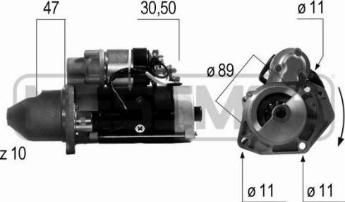 Messmer 220512A - Стартер autosila-amz.com