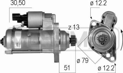 Messmer 220583A - Стартер autosila-amz.com