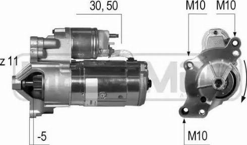 Messmer 220533 - Стартер autosila-amz.com