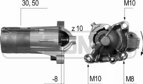 Messmer 220526A - Стартер autosila-amz.com