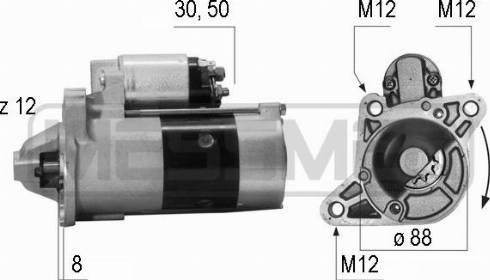 Messmer 220520A - Стартер autosila-amz.com