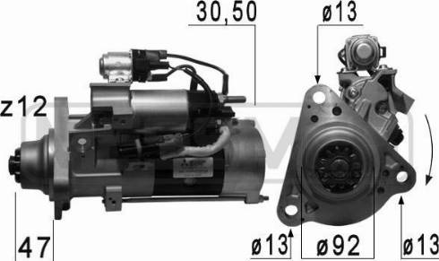 Messmer 220690A - Стартер autosila-amz.com