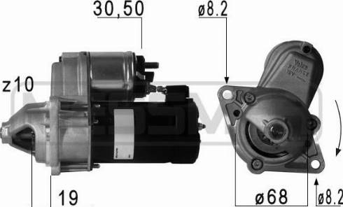 Messmer 220691A - Стартер autosila-amz.com