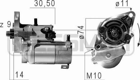 Messmer 220652A - Стартер autosila-amz.com