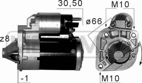 Messmer 220668A - Стартер autosila-amz.com