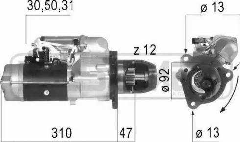 Messmer 220627 - Стартер autosila-amz.com