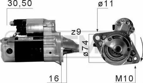 Messmer 220675 - Стартер autosila-amz.com