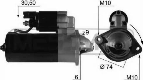 Messmer 220094 - Стартер autosila-amz.com