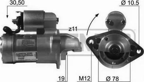 Messmer 220046 - Стартер autosila-amz.com