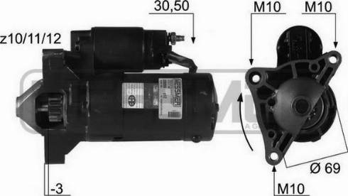 Messmer 220059R - Стартер autosila-amz.com