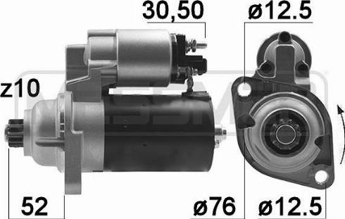 Messmer 220055A - Стартер autosila-amz.com