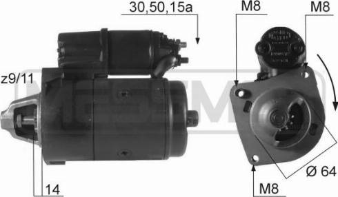 Messmer 220051R - Стартер autosila-amz.com