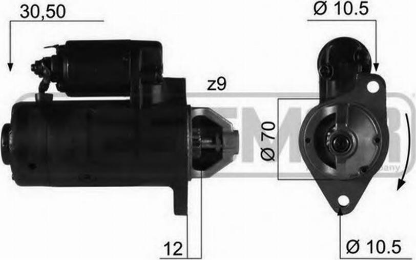 Messmer 220064 - Стартер autosila-amz.com