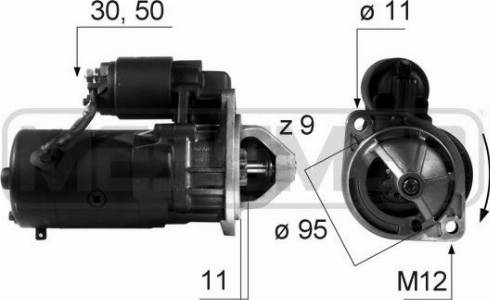 Messmer 220000R - Стартер autosila-amz.com