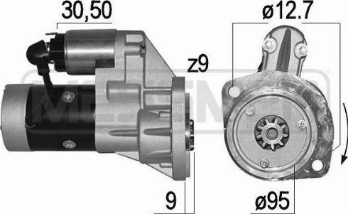 Messmer 220003A - Стартер autosila-amz.com