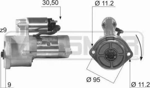 Messmer 220003 - Стартер autosila-amz.com