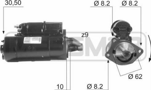 Messmer 220002R - Стартер autosila-amz.com