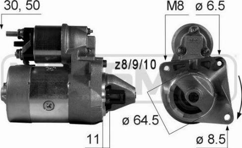 Messmer 220014A - Стартер autosila-amz.com