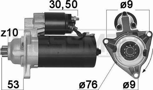 Messmer 220085A - Стартер autosila-amz.com