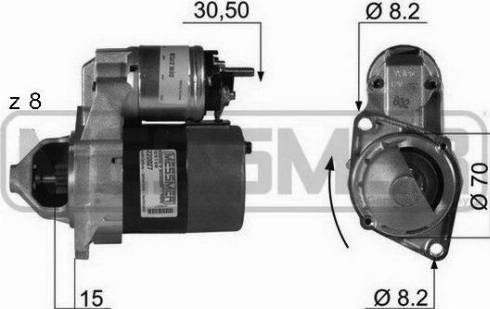 Messmer 220027A - Стартер autosila-amz.com