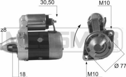 Messmer 220078R - Стартер autosila-amz.com