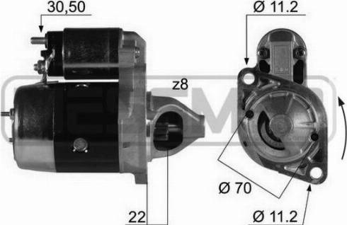 Messmer 220198R - Стартер autosila-amz.com