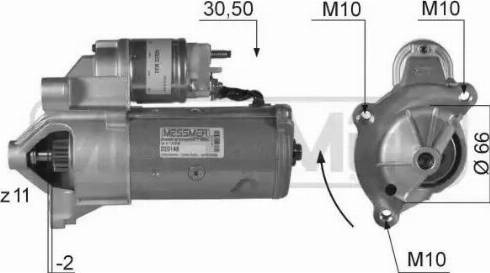 Messmer 220148 - Стартер autosila-amz.com